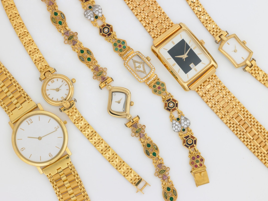 gold watches for women